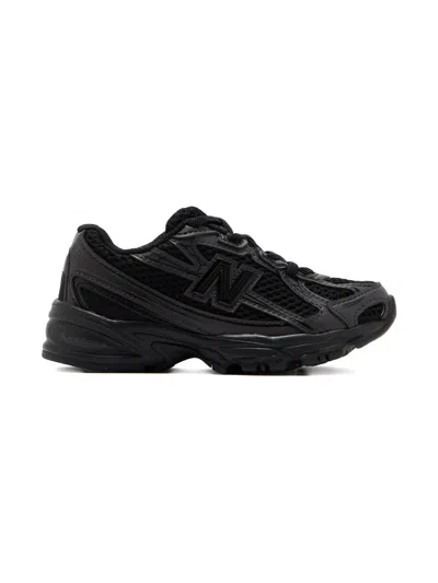 New Balance Kids' Logo-detail Sneakers In Black