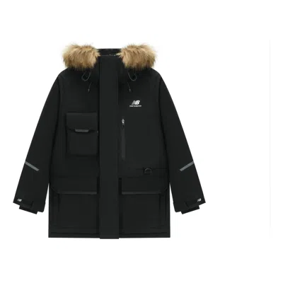 New Balance Logo Down Jacket 'black'