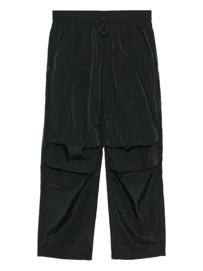 New Balance Logo Drawstring Track Pants In Black