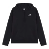 New Balance Logo Embroidered Drawstring Sports Pullover Couple Style Black