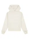New Balance Logo-embroidered Hoodie In Neutrals
