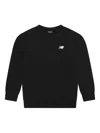 New Balance Logo-embroidered Sweatshirt In Black