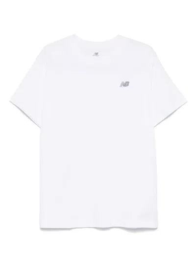 NEW BALANCE LOGO-EMBROIDERED T-SHIRT