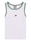 New Balance Premium Ribbed Tank Top In Purple
