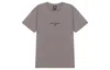 New Balance Logo Fleece T-shirt 'taupe' In Gray