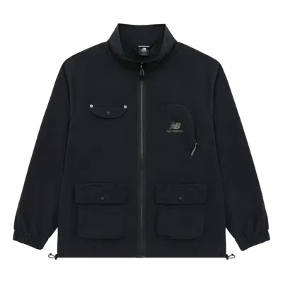 New Balance Logo Full-zip Jacket 'black'