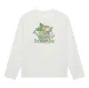 New Balance Logo Graphic Print Top 'white Green'