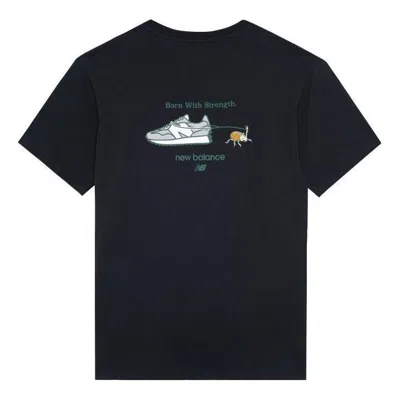 New Balance Logo Graphic T-shirt 'black'