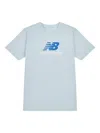 New Balance Logo Graphic T-shirt In Blue