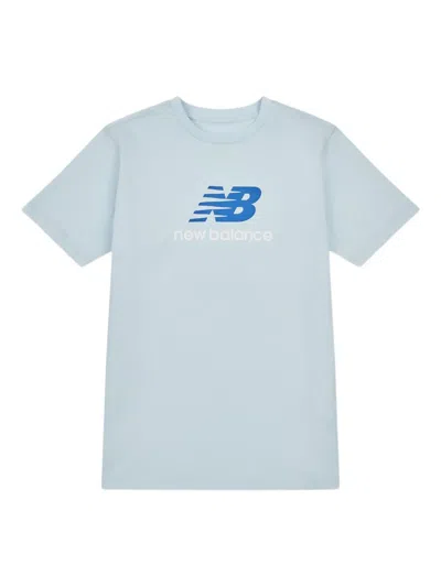 New Balance Kids' Logo Graphic T-shirt In Blue