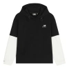 New Balance Logo Hoodie 'black White'