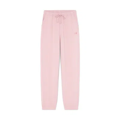 New Balance Logo Joggers In Orb Pink