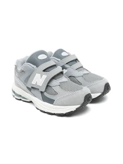 New Balance Kids' Logo-patch Sneakers In Grey
