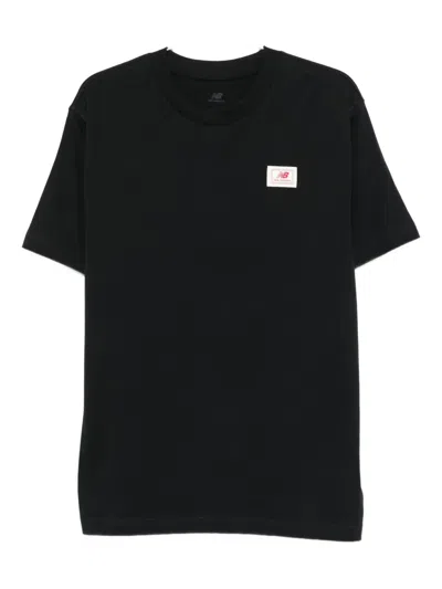 NEW BALANCE LOGO-PATCH T-SHIRT