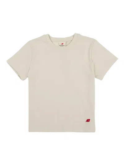 New Balance Logo-patch T-shirt In Neutral
