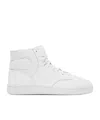 New Balance Logo Pattern High-top Casual Shoes In White