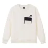 New Balance Logo Pocket Sweatshirt 'white Black' In Neutral