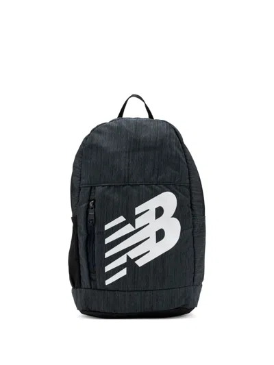 New Balance Kids' Logo-print Backpack In Black