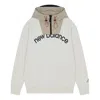 New Balance Logo Print Classic Hoodie 'white Beige' In Neutral