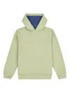 New Balance Logo-print Hoodie In Green