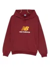 New Balance Logo-print Hoodie In Multi