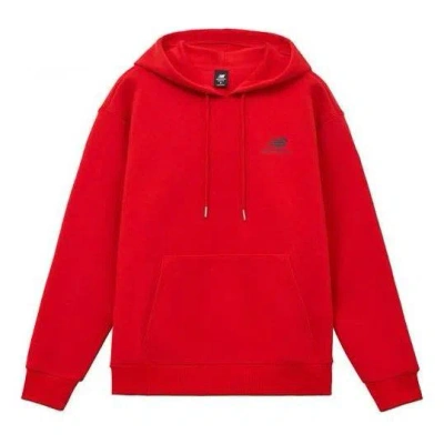 New Balance Logo Print Hoodie 'red Black'