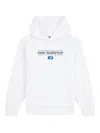 New Balance Logo-print Hoodie In White