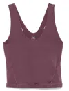 New Balance Logo-print Performance Tank Top In Purple