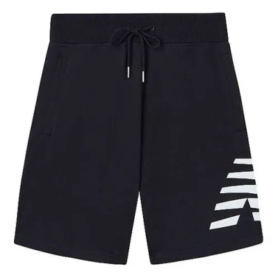 New Balance Logo Print Sportswear Shorts 'black White'