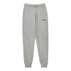 New Balance Logo Print Sweatpants 'grey Black' In Gray