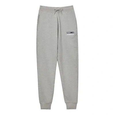 New Balance Logo Print Sweatpants 'grey Black'