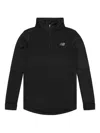 New Balance Logo-print Sweatshirt In Black