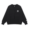 New Balance Logo Print Sweatshirt 'black White'