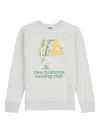 New Balance Logo-print Sweatshirt In Grey
