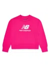 New Balance Logo-print Sweatshirt In Pink