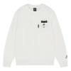 New Balance Logo Print Sweatshirt 'white' In Neutral