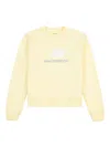 New Balance Logo-print Sweatshirt In Yellow