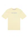 New Balance Logo-print T-shirt In Yellow