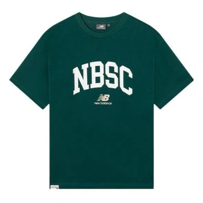 New Balance Logo Print Tee 'green White'