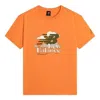 New Balance Logo Print Tee 'orange Green'