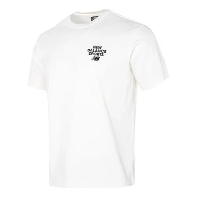 New Balance Logo Print Tee 'white'