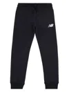 New Balance Logo-print Track Pants In Black