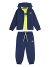 New Balance Logo-print Tracksuit In Blue