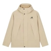 New Balance Logo Print Windproof Jacket 'beige' In Neutral