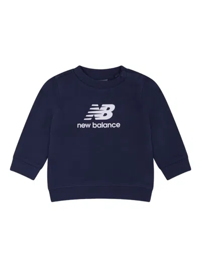 New Balance Babies' Logo-printed Sweatshirt In Blau