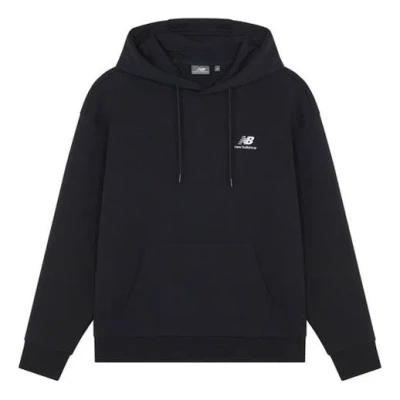 New Balance Logo Printing Sports Pullover Couple Style Black