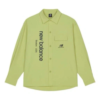 New Balance Logo Shirt 'grass Green'