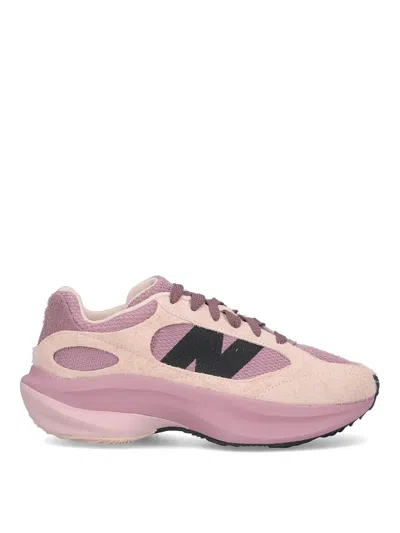 New Balance Low Top Sneakers With Rubber Outsole And Textured Panels In Pink