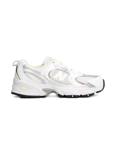 New Balance Kids' Logo Sneakers In White