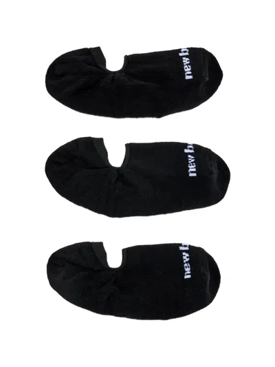 New Balance Logo Socks In Black